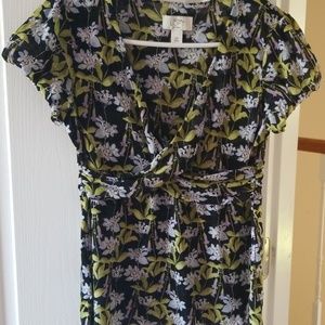 Gently used Ann Taylor Loft Floral blouse